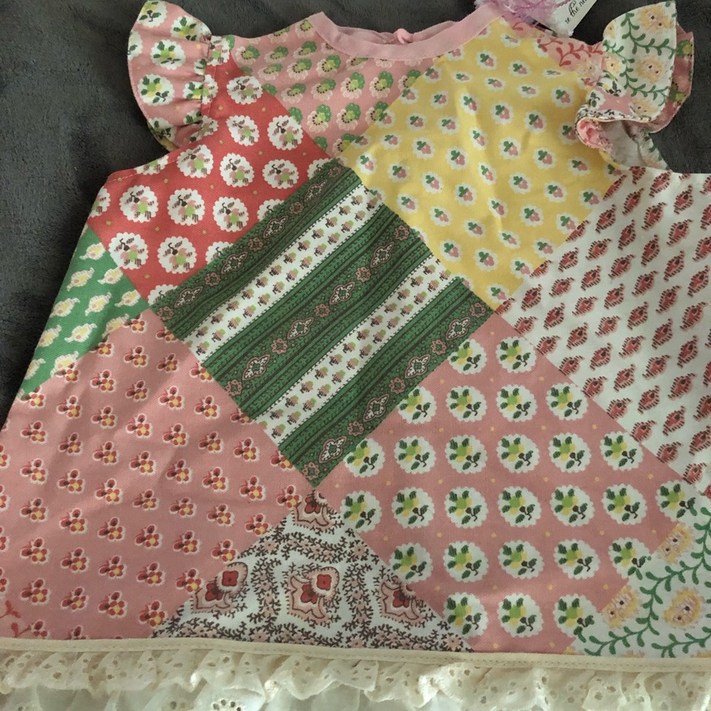 Girl’s patchwork dress